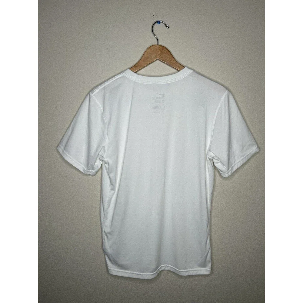 Nike Dri Fit Mens Size Medium Athletic THE NIKE TEE White Training T Shirt